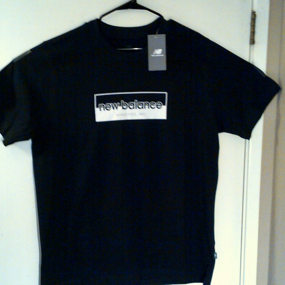 New Balance Running "Rectangular Logo Tee" Men's … - image 1